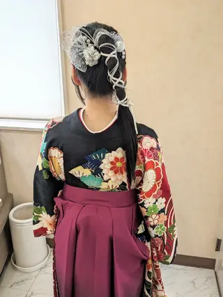 ロング ヘアアレンジ miku ヘアセット/着付けのヘアスタイル