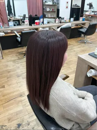 セミロング DISCO HAIR sanc所属・木村 ときわのヘアスタイル