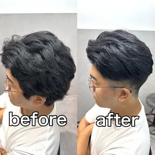 パーマ メンズ 🌈【曲がる縮毛矯正 】🌈益子卓馬のヘアスタイル