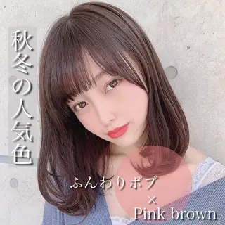 カラー 似合わせ💗骨格矯正 💗透明感カラー💗のヘアスタイル