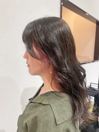 ロング 北島 遥香🫧インナ ー /ベージュカラーのヘアスタイル