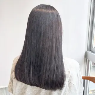 カラー 🫒🫒ブリーチなし 艶カラー🫒ヤマシロのヘアスタイル