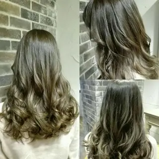 ロング カラー パーマ ヘアアレンジ メンズ キッズ ネイル マツエク・マツパ MEGUMI megumiのヘアスタイル