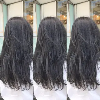 ロング カラー 青木 茂樹⭐️ 透明感カラーのヘアスタイル