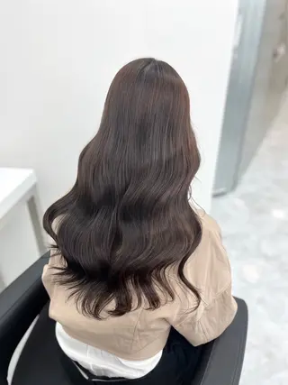 ロング カラー *モデル募集🤍横浜 透明感カラー🫧のヘアスタイル