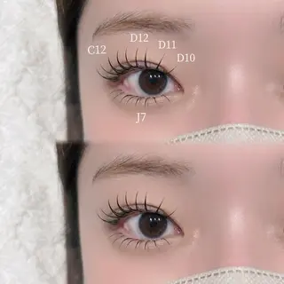 マツエク・マツパ MAQUM𖤐 Satsumiのマツエク・マツパデザイン