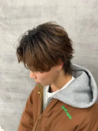 ミディアム ヘアアレンジ メンズ メンズヘア静岡 ✂︎Ryuheiのヘアスタイル