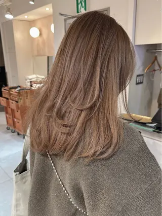 ロング カラー レイヤーカット✂️ 横浜No1♡下鳥翔子のヘアスタイル