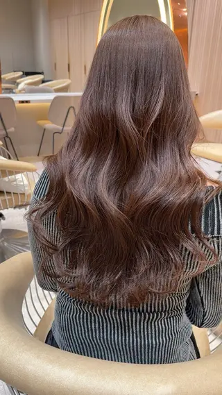 セミロング カラー 縮毛矯正✨🫧 レイヤー川村利幸のヘアスタイル