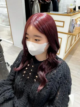 ロング カラー モデル募集 セイノチヒロのヘアスタイル