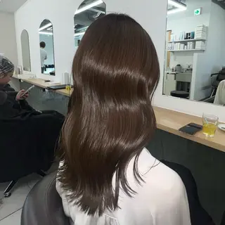 ロング カラー 赤みゼロ/透明感 カラー🌿KANTAのヘアスタイル
