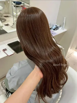 ロング ParveMix 宮﨑 梨里のヘアスタイル