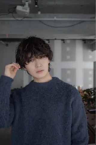 パーマ メンズ 高島 悠吾のヘアスタイル
