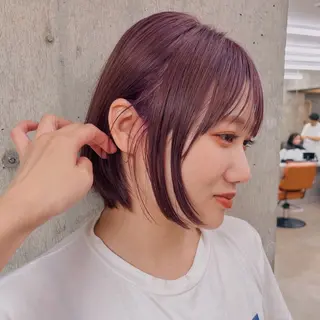 ショート カラー 🐢ダブルカラー🐢 透明感/このかのヘアスタイル