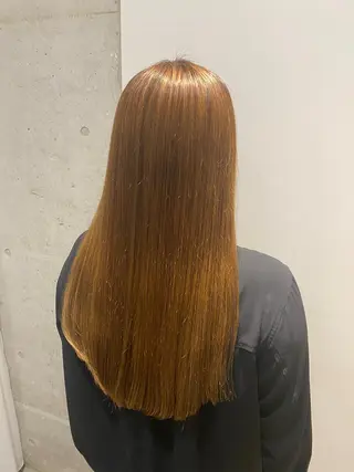 ロング パーマ 田中 アキオのヘアスタイル