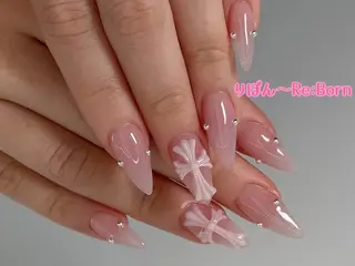 ミディアム りぼん Re:Bonrのネイルデザイン