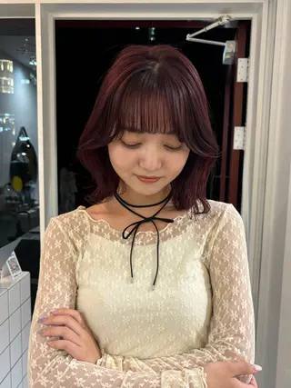 カラー 梅田/艶カラー/ じゅなのヘアスタイル