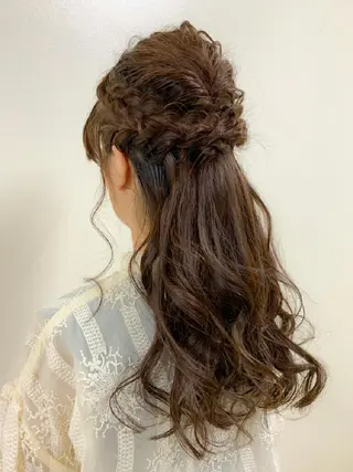 ヘアアレンジ 田辺 侑未のヘアスタイル