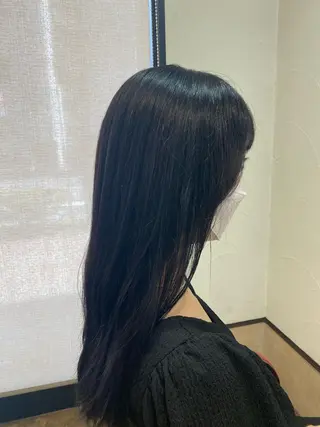 ロング カラー サプリームヘア 飯田みち瑠のヘアスタイル