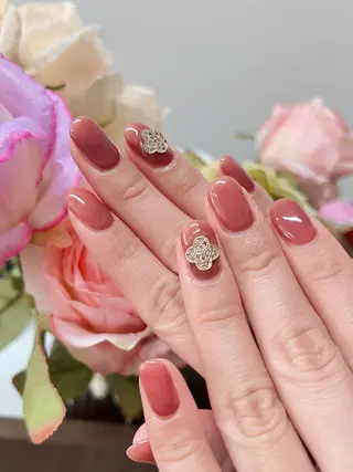 ネイル candy nail 韓国風ワンホンネイルのネイルデザイン