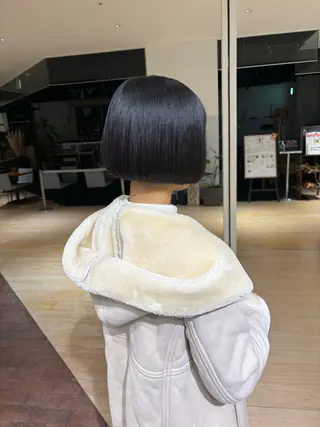 ショート マンツーマン 縮毛矯正/マユコのヘアスタイル