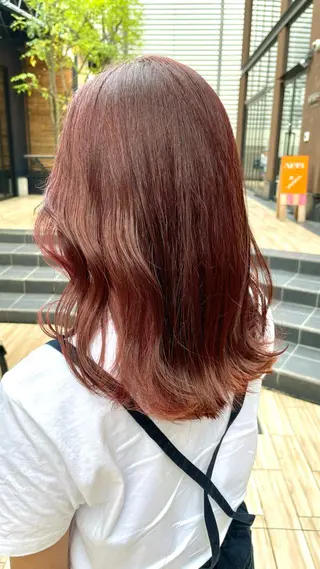 セミロング カラー ヘアアレンジ レイヤーカット/ 田中 しょうのヘアスタイル
