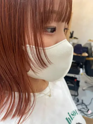 セミロング カラー 高梨 菜々のヘアスタイル