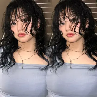 ロング カラー ainya/心斎橋 /ハイトーン/カラーのヘアスタイル