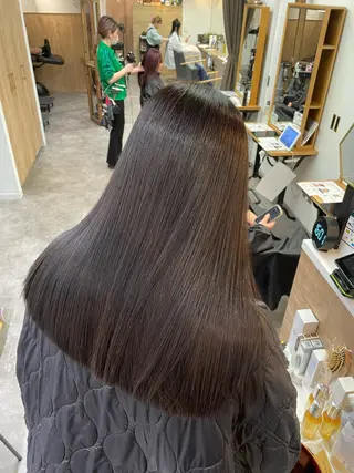 ロング レイン🌏🌱 似合わせ/ハイトーンのヘアスタイル
