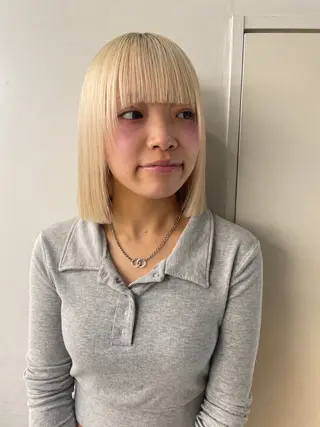 ショート カラー 🔥二刀流美容師🔥 渋谷/近澤瑠以✂︎のヘアスタイル