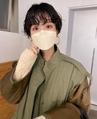 ショート パーマ 🌸ボブ支持率 No. 1🤍のヘアスタイル