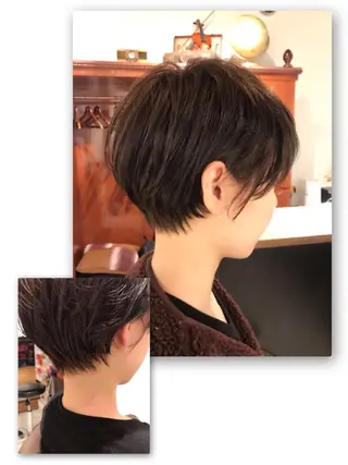 ショート カラー パーマ 二児のパパで店長な 戸田健治のヘアスタイル