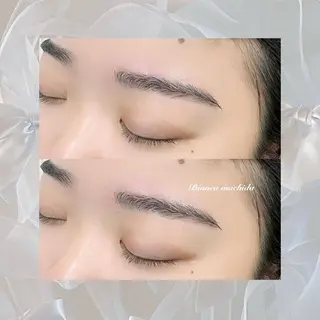 アイブロウ BIANCA 🖤 NISHIMURAのネイルデザイン