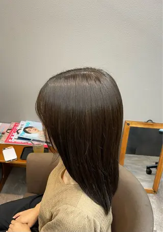 セミロング カラー ❄️透明感カラー / ハイトーン❄️WAOのヘアスタイル