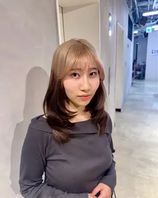 カラー 透明感カラー✨艶髪 制作🌱山根あゆみのヘアスタイル