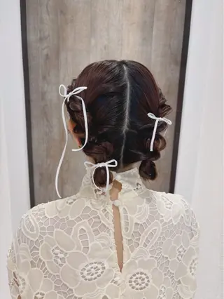 ヘアアレンジ たかや みなみのヘアスタイル