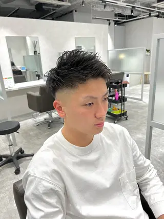 ショート 関西センターパート メンズモデル募集のヘアスタイル