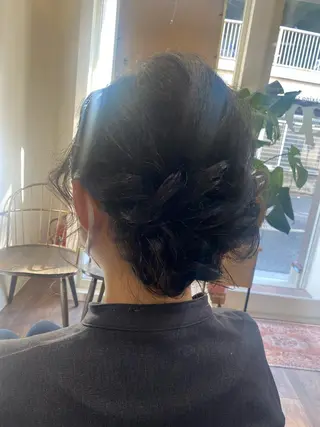 ロング ヘアアレンジ pep natsumiのヘアスタイル