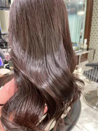 セミロング 韓国風パーマ/ヘア セット/店長みづきのヘアスタイル