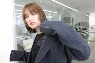 ロング 山田 望生のヘアスタイル