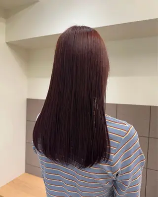 ロング カラー ゆ う あのヘアスタイル
