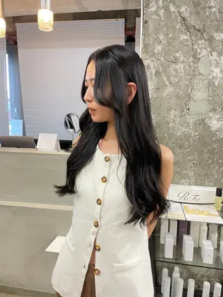 ロング カラー ミズタ マイのヘアスタイル