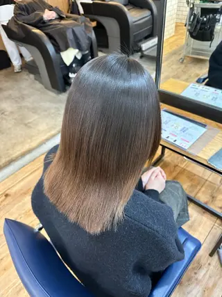 ミディアム 縮毛矯正＆髪質改善 特化/ゆいのヘアスタイル