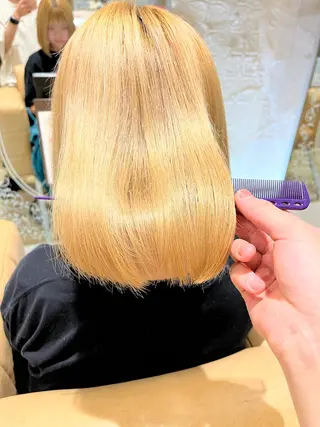 ミディアム パーマ 中山 響希のヘアスタイル
