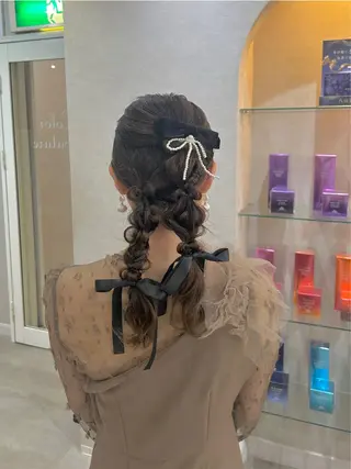 ロング 斉藤 結のヘアスタイル