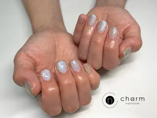 ネイル ネイルルーム チャームのネイルデザイン
