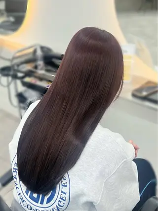 ロング カラー メンズパーマ特化/髪 質改善艶カラー/椿原のヘアスタイル