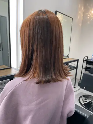 ミディアム よこい みおのヘアスタイル