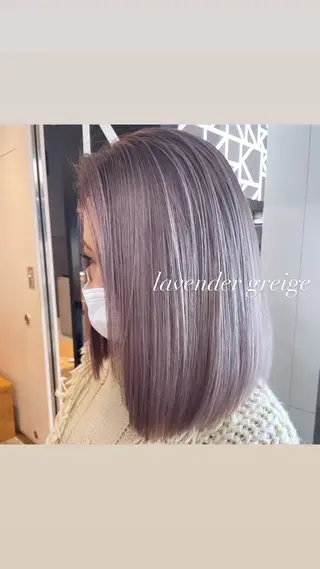 ミディアム カラー 💜ハイトーン💛 マジカルかいちゃんのヘアスタイル