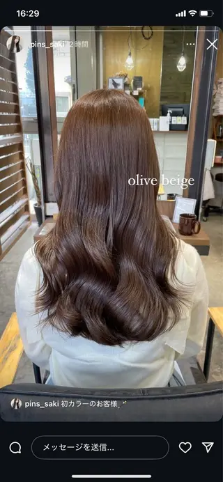 ロング カラー 🫟Blanco🫟 Color&Careのヘアスタイル
